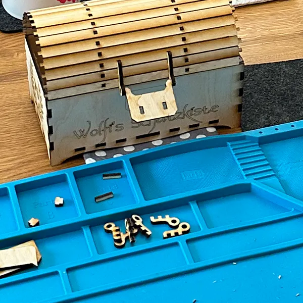Personalisierte Schatzkist Schatzkarte Puzzle Zusammenbau